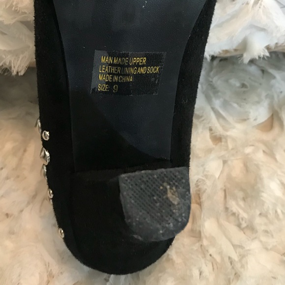 Faux Suede Studded Pump - Picture 7 of 7